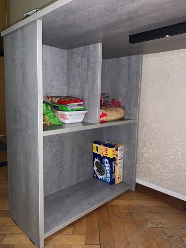 Письменный стол Битти Лофт 116х60х75 дуб делано светлый / белый матовый фото покупателя 59