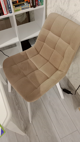 Стул на металлокаркасе Челси бирюзовый / черный фото покупателя 74