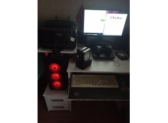 Компьютерный стол Джаз-24 левый белый фото покупателя 121