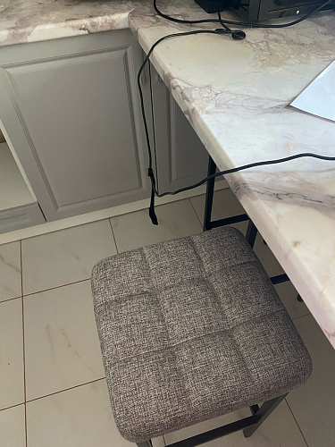 Барный стул Лофт катания минт / белый матовый фото покупателя 259