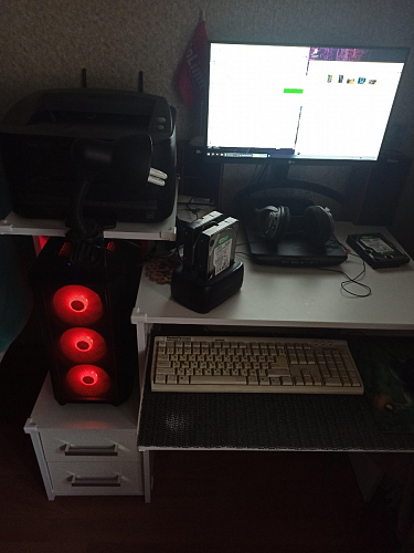 Компьютерный стол Джаз-24 левый дуб сонома фото покупателя 131