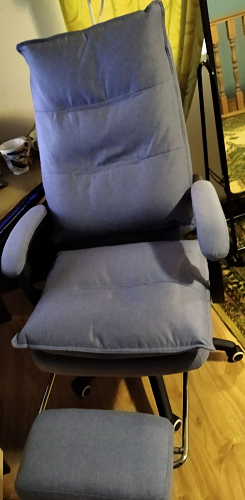 Компьютерное кресло Rapid голубое фото покупателя 144