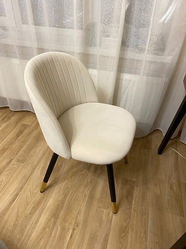 Стул на металлокаркасе Gabi 1 light purple / black фото покупателя 796