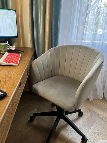 Компьютерное кресло Тибо сиреневый фото покупателя 34