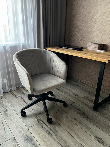 Компьютерное кресло Тибо 01 светло-коричневый / черный фото покупателя 68