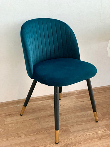 Стул на металлокаркасе Gabi 1 beige / black фото покупателя 335