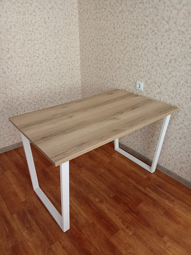 Деревянный стол Лота Лофт 120x75 дуб крафт табачный / черный матовый фото покупателя 672