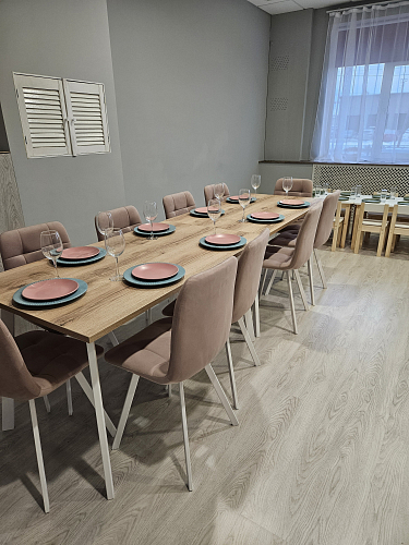 Стол Тринити Лофт 120 черный матовый / дуб делано темный фото покупателя 2