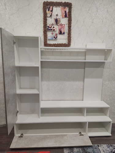 Готовая гостиная Jimenez дуб венге / белый глянец фото покупателя 117