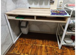 Письменный стол Леон Лофт бетон / черный матовый фото покупателя 21