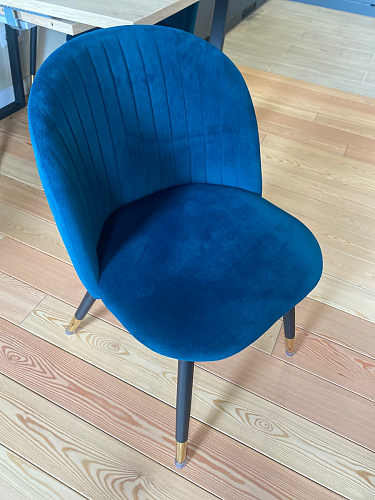 Стул на металлокаркасе Gabi gray / black фото покупателя 358