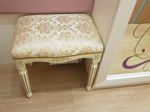 Банкетка Беттино белый / бежевый фото покупателя 9