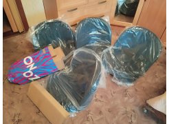 Стул на металлокаркасе Gabi 1 gray / black фото покупателя 823