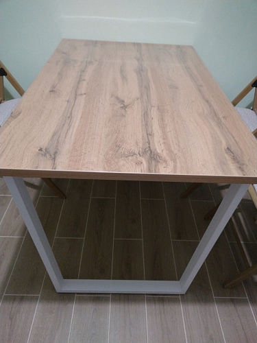 Деревянный стол Лота Лофт 120x75 дуб крафт табачный / черный матовый фото покупателя 943