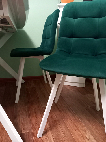 Стул на металлокаркасе Чилли К кирпичный / черный фото покупателя 291