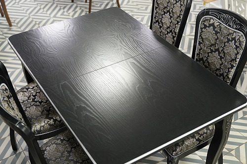 Стол Каллисто патина серебро из шоурума 3