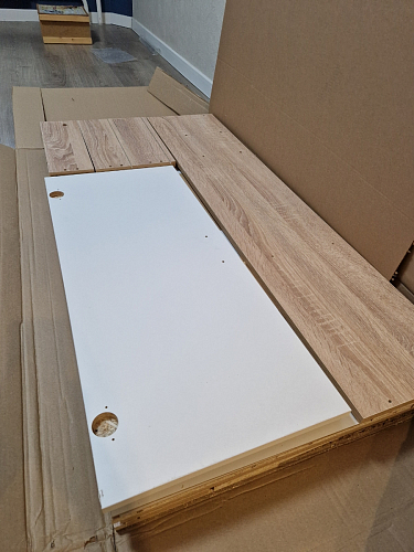 Письменный стол КСТ-16 левый венге / беленый дуб фото покупателя 111