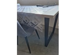 Стол Лота Лофт 120 25 мм дуб делано темный / черный матовый фото покупателя 899