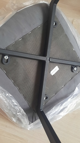 Стул на металлокаркасе Челси бежевый / черный фото покупателя 228