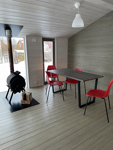 Стол Эльпатия 130 дуб велингтон / черный матовый фото покупателя 1