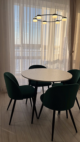 Стул на металлокаркасе Gabi latte / gold / black фото покупателя 344