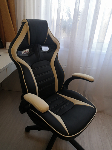 Компьютерное кресло Monza 1 кремовое / черное фото покупателя 2