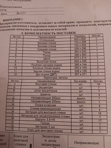 Компьютерный стол КСТ-10.1 Венге фото покупателя 5