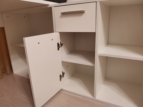 Письменный стол Лайт 03.245F белый гладкий 101 фото покупателя 70