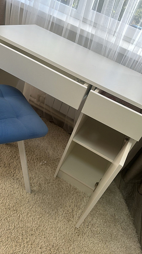 Стул на металлокаркасе Чилли К светло-серый велюр / черный каркас фото покупателя 258