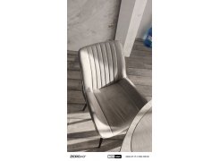 Стул на металлокаркасе Вейв светло-серый (hl 63) / 10К черный каркас фото покупателя 344