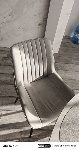 Стул на металлокаркасе Седа К латте / черный фото покупателя 344