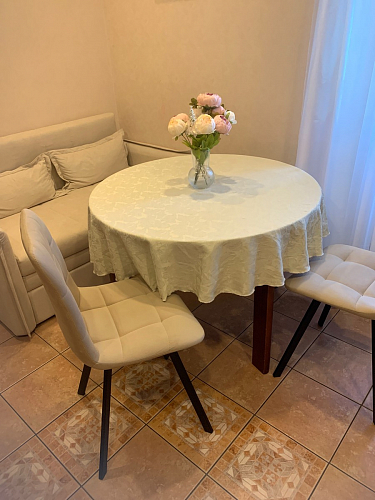 Стул на металлокаркасе Чилли К кирпичный / черный фото покупателя 165