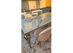 Стеклянный стол Vase белый фото покупателя 3