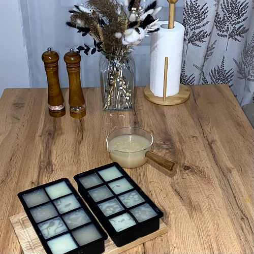 Стол Тринити Лофт 120 32 мм бетон / черный матовый фото покупателя 484