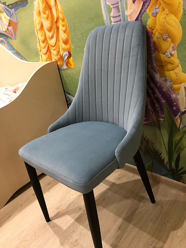 Стул на металлокаркасе Kora light purple / black фото покупателя 19