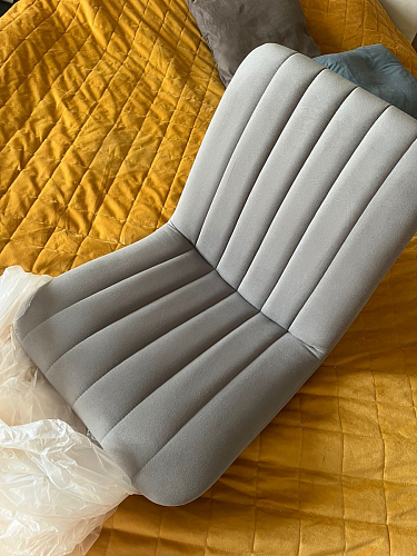 Стул на металлокаркасе Дани темно-серый (zd 995) / черный фото покупателя 26