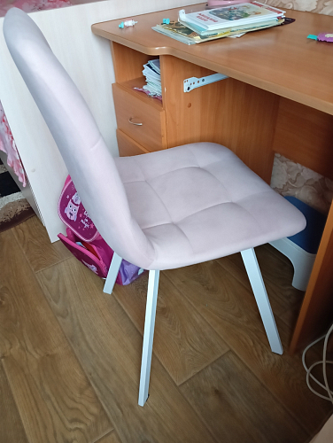 Стул на металлокаркасе Чилли К кирпичный / черный фото покупателя 633