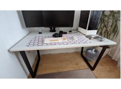 Стол Лота Лофт 140 25 мм юта / белый матовый фото покупателя 209