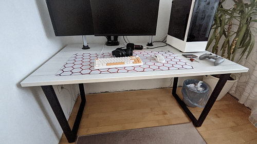 Деревянный стол Лота Лофт 120х75 белый матовый / дуб крафт золотой фото покупателя 209