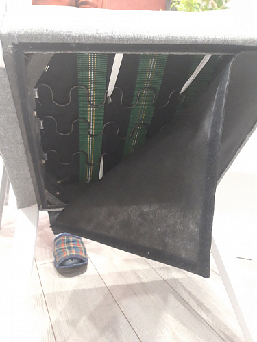 Стул Madina dark walnut / fabric grey фото покупателя 10