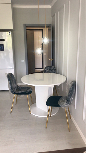 Стул на металлокаркасе Dabl 01 champagne / gold фото покупателя 23