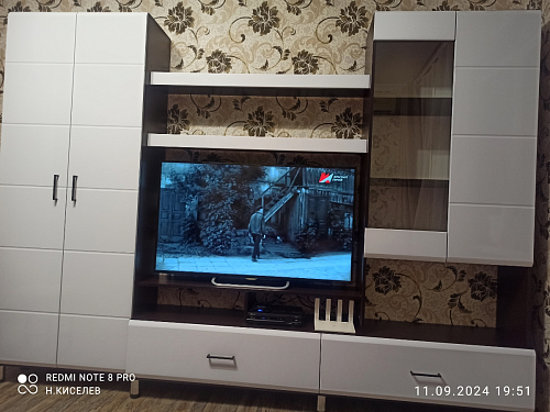 Готовая гостиная Jimenez дуб венге / белый глянец фото покупателя 99