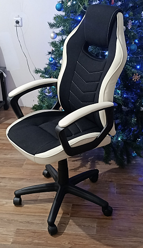 Компьютерное кресло Gamer черное / бежевое фото покупателя 52