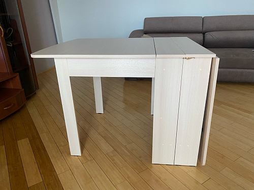 Стол обеденный раздвижной СтК7 дуб молочный фото покупателя 23