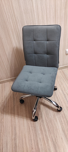 Компьютерное кресло One/Ван флок молочный 4 фото покупателя 105