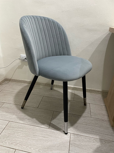 Стул на металлокаркасе Gabi 1 light purple / black фото покупателя 130