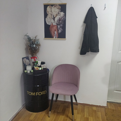 Стул на металлокаркасе Gabi 1 light purple / black фото покупателя 706