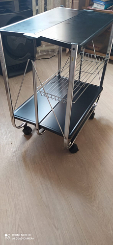 Столик сервировочный SC-5119 складной черный фото покупателя 48