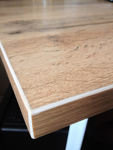 Стол Тринити Лофт 120 32 мм бетон / черный матовый фото покупателя 709