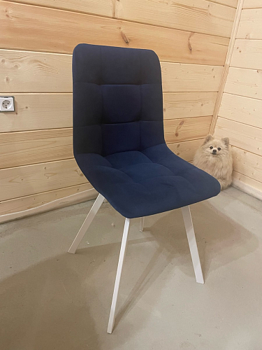 Стул на металлокаркасе Чилли бирюзовый / черный фото покупателя 738